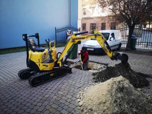 csatornaszakasz feltárás